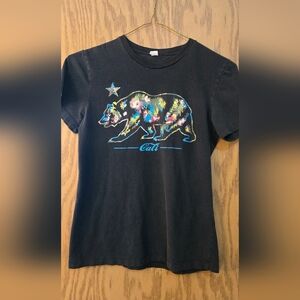 California Graphic Bear Short Sleeve T-Shirt